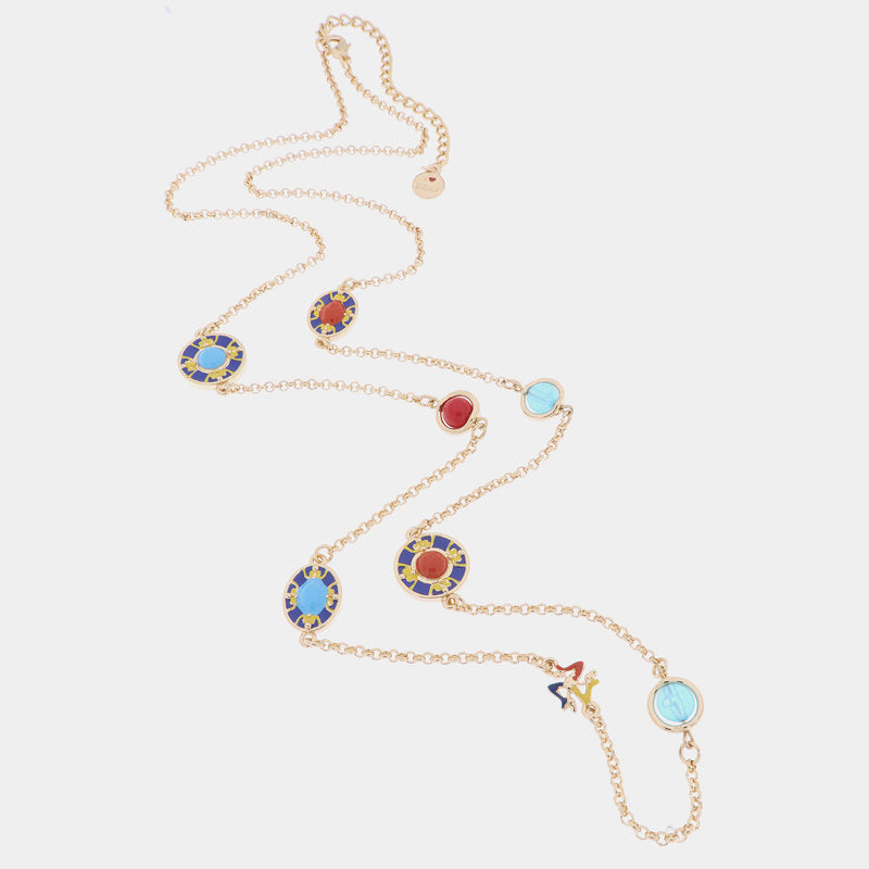 Collana in Metallo con maioliche — collezione CALTAGIRONE